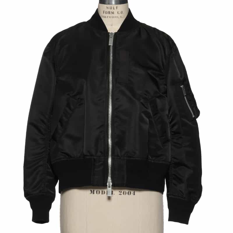 SACAI SACAI＜サカイ＞ナイロンツイルブルゾン BLACK