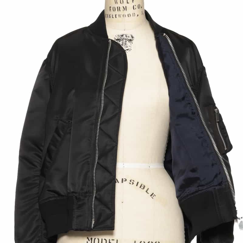 SACAI SACAI＜サカイ＞ナイロンツイルブルゾン BLACK