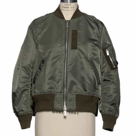 sacai サカイ リーフプリントブルゾン ジャケット・アウター