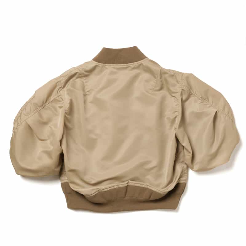 SACAI SACAI＜サカイ＞ハーフスリーブ ナイロンツイルブルゾン BEIGE