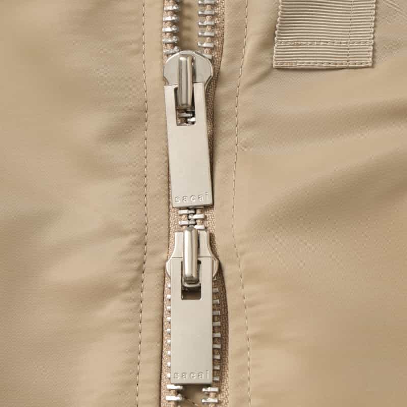 SACAI SACAI＜サカイ＞ハーフスリーブ ナイロンツイルブルゾン BEIGE