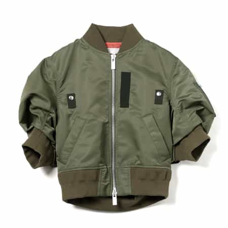 国内発送【sacai】ハーフスリーブ ナイロンツイルブルゾン SACAI＜サカイ＞ハーフスリーブ ナイロンツイルブルゾン