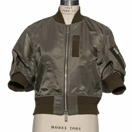 本物新品sacai ナイロンツイルブルゾン　ベージュ SACAI＜サカイ＞ナイロンツイルブルゾン（2244778）｜SACAI