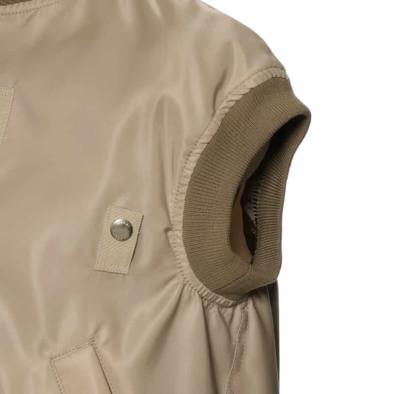 SACAI SACAI＜サカイ＞ナイロンツイルベスト BEIGE