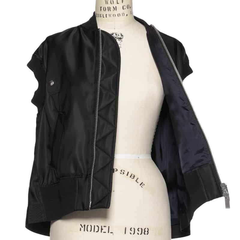 SACAI SACAI＜サカイ＞ナイロンツイルベスト BLACK