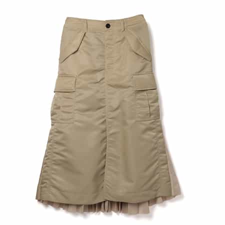 バックプリーツ デニムスカート（2240352）｜SACAI(サカイ