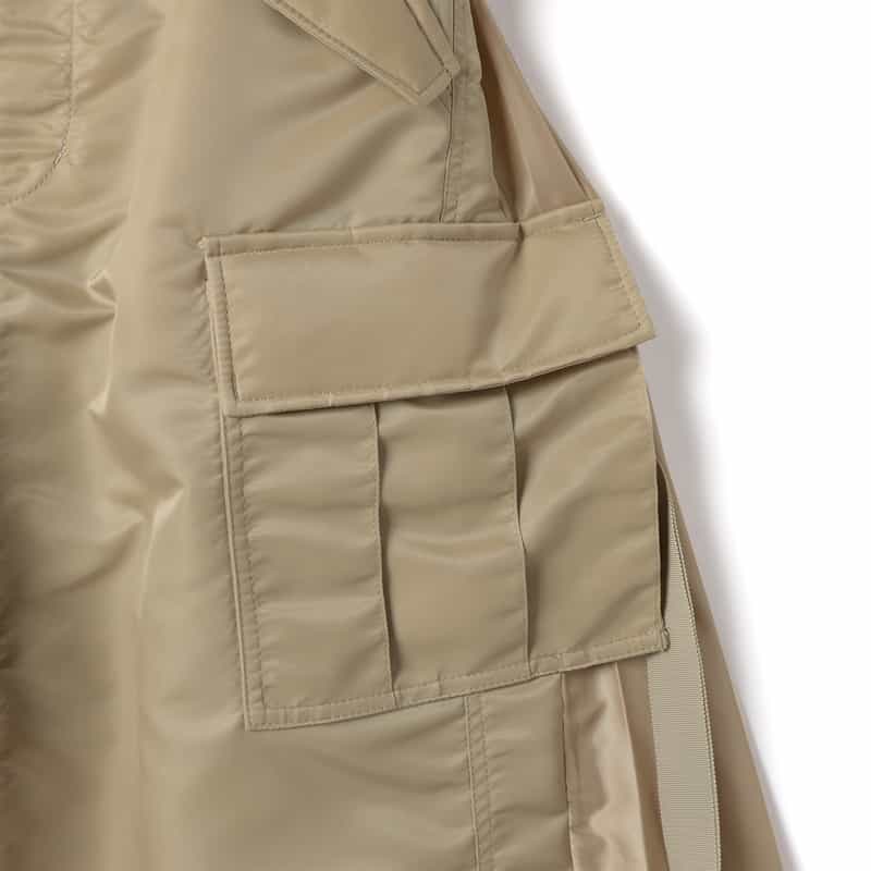 SACAI SACAI＜サカイ＞ スリット入りスカート BEIGE