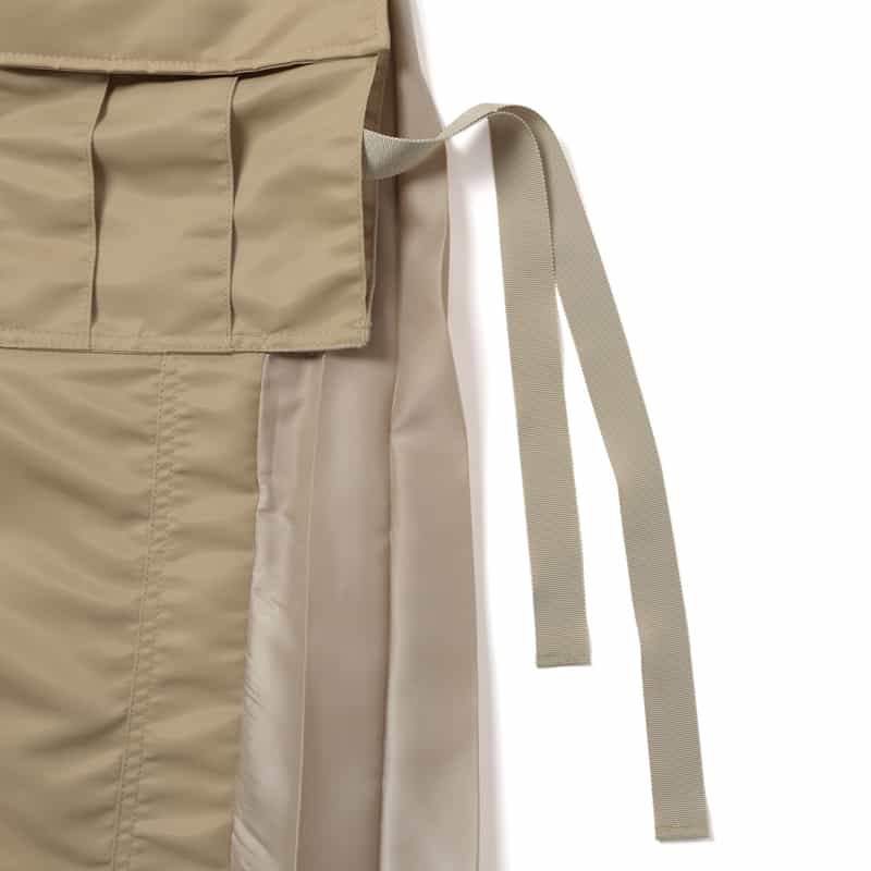 SACAI SACAI＜サカイ＞ スリット入りスカート BEIGE