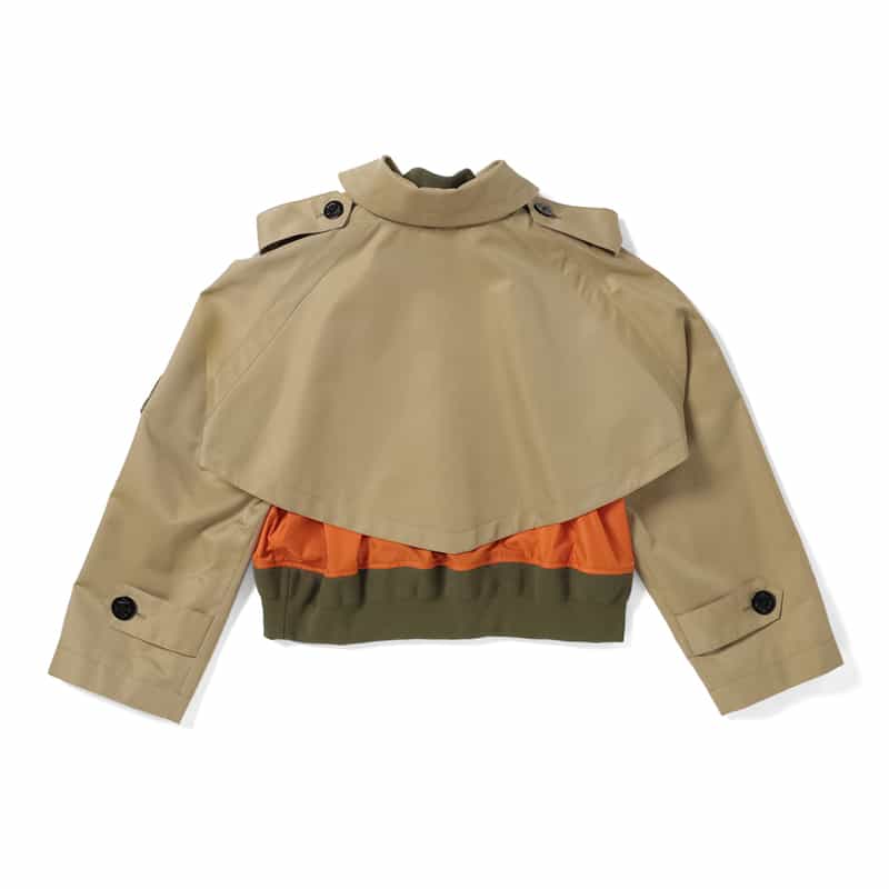 SACAI SACAI＜サカイ＞コンビネーション ショートブルゾン BEIGE