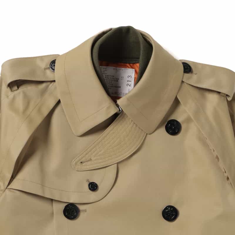 SACAI SACAI＜サカイ＞コンビネーション ショートブルゾン BEIGE