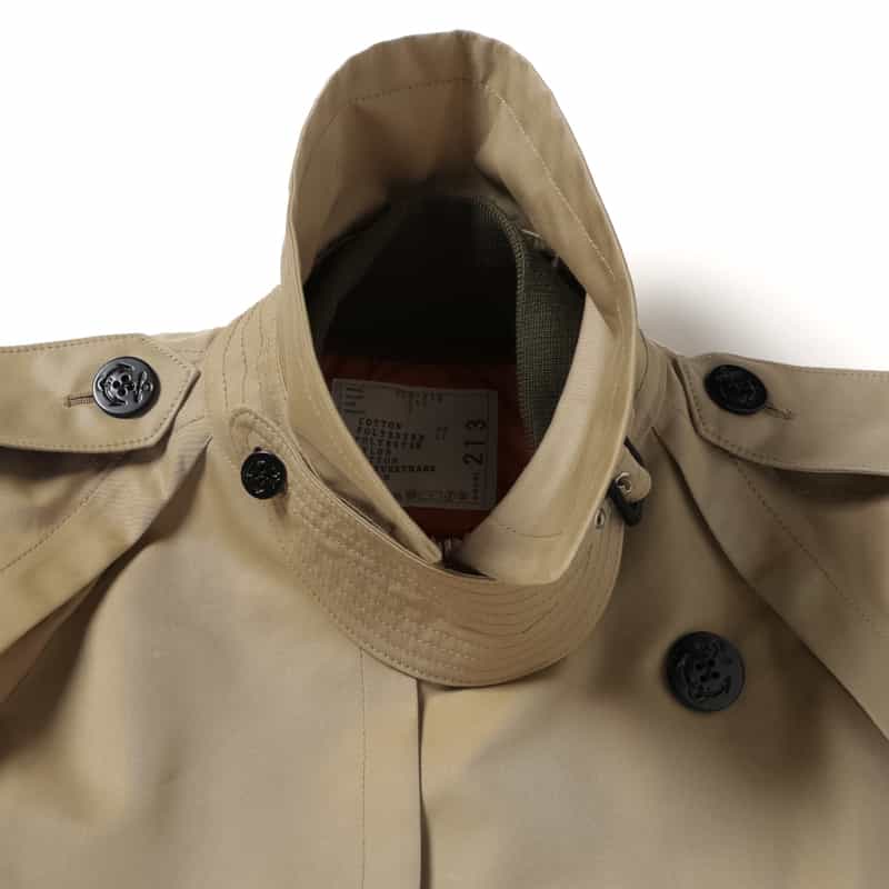 SACAI SACAI＜サカイ＞コンビネーション ショートブルゾン BEIGE