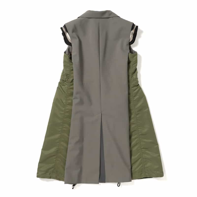 SACAI SACAI＜サカイ＞コンビネーション スーチングベスト GRAY