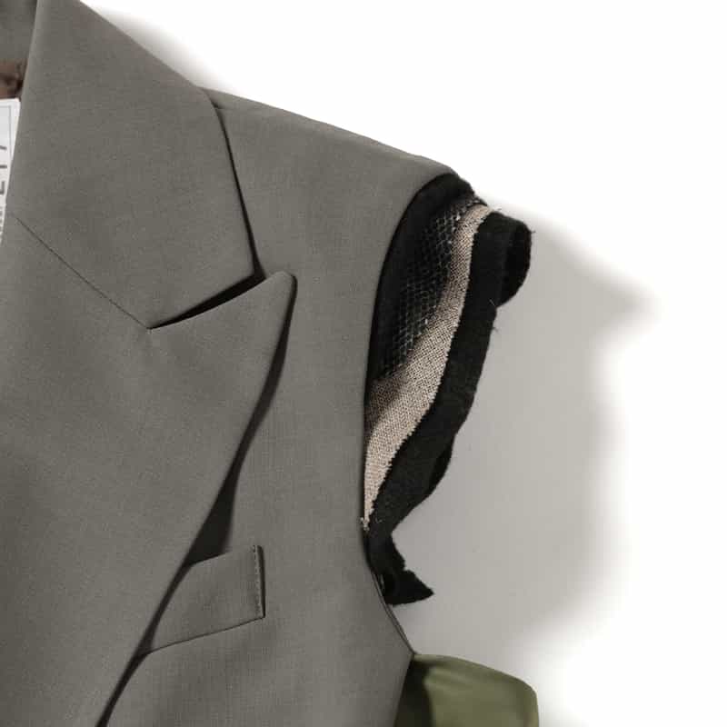 SACAI SACAI＜サカイ＞コンビネーション スーチングベスト GRAY