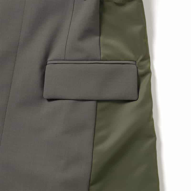 SACAI SACAI＜サカイ＞コンビネーション スーチングベスト GRAY