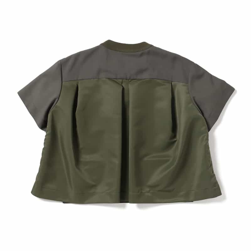 SACAI SACAI＜サカイ＞コンビネーション サイドジッププルオーバー BEIGE