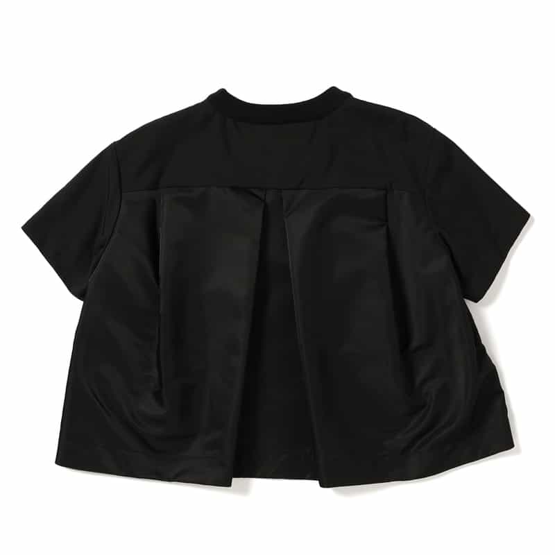 SACAI SACAI＜サカイ＞コンビネーション サイドジッププルオーバー BLACK