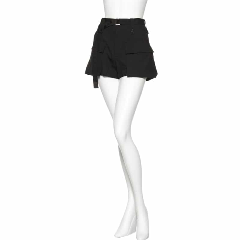 SACAI SACAI＜サカイ＞スーチングショートパンツ BLACK