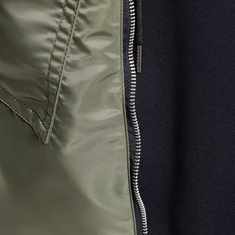 SACAI SACAI＜サカイ＞コンビネーション スウェットドレス NAVY