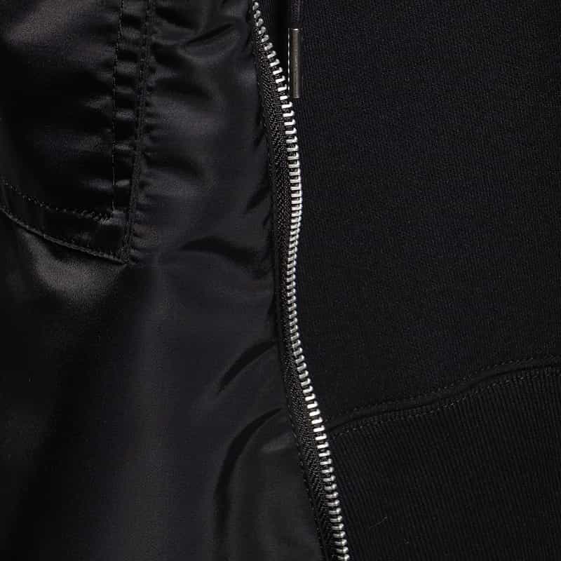 SACAI SACAI＜サカイ＞コンビネーション スウェットドレス BLACK