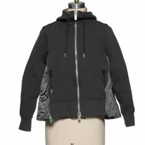 SACAI＜サカイ＞コンビネーション スポンジスウェットフーディ