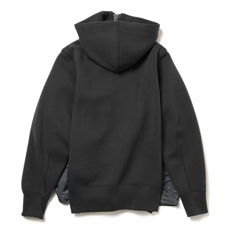 SACAI SACAI＜サカイ＞コンビネーション ジップアップブルゾン DARK GRAY