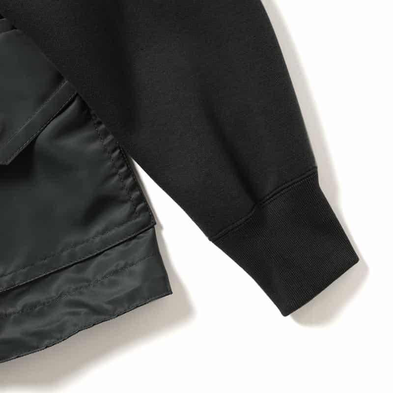 SACAI SACAI＜サカイ＞コンビネーション ジップアップブルゾン DARK GRAY