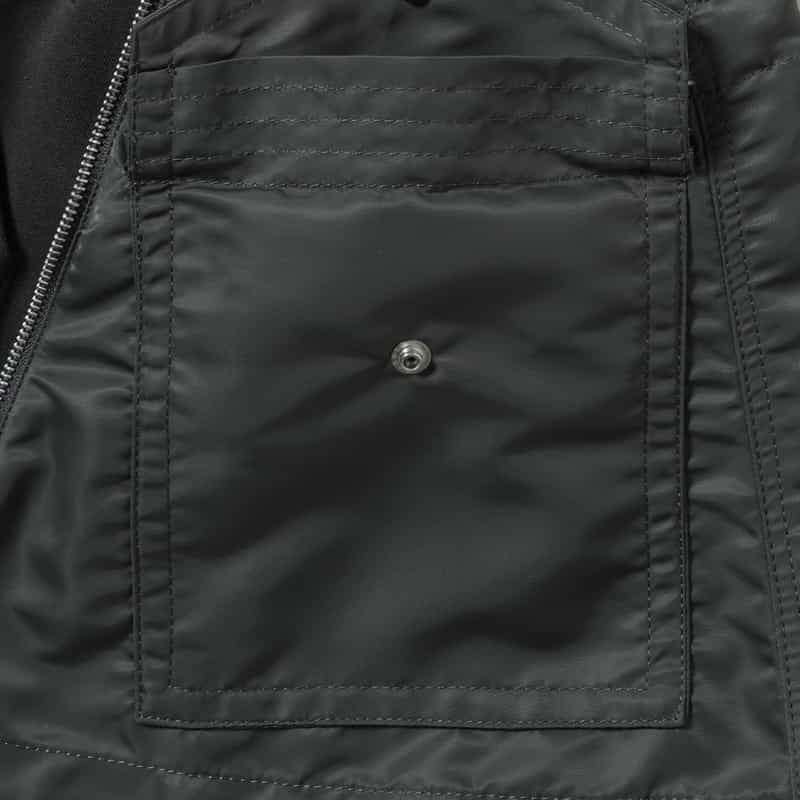 SACAI SACAI＜サカイ＞コンビネーション ジップアップブルゾン DARK GRAY