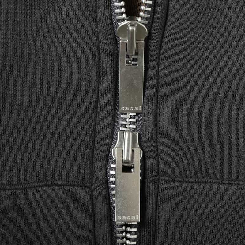 SACAI SACAI＜サカイ＞コンビネーション ジップアップブルゾン DARK GRAY