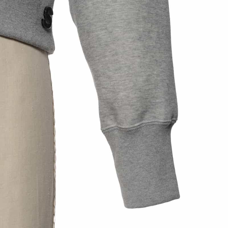 SACAI SACAI＜サカイ＞ジップアップ スウェットプルオーバー LT GRAY