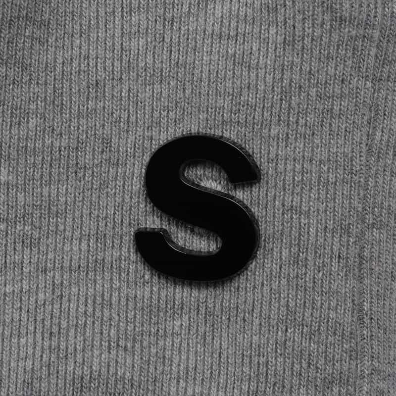 SACAI SACAI＜サカイ＞ジップアップ スウェットプルオーバー LT GRAY