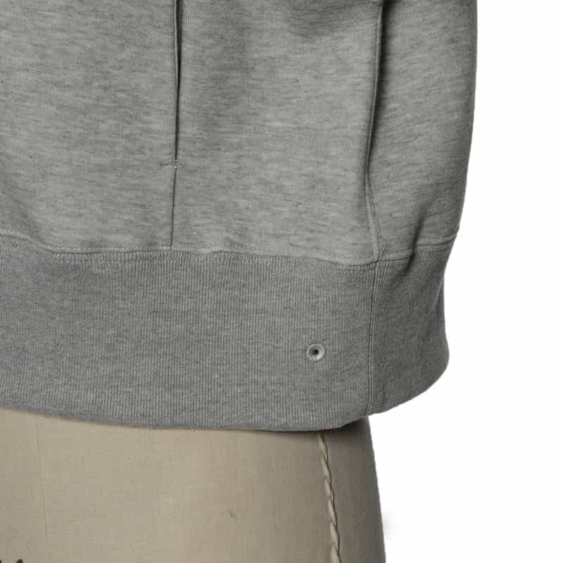 SACAI SACAI＜サカイ＞ジップアップ スウェットプルオーバー LT GRAY