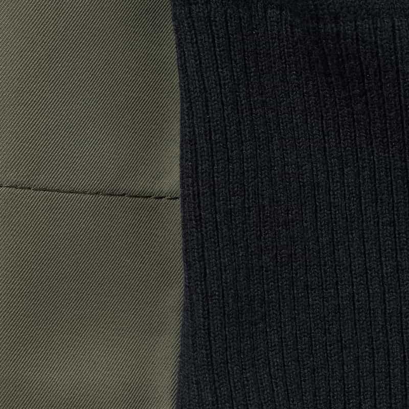 SACAI SACAI<サカイ>コンビネーション バックプリーツVネックニットカーディガン NAVY