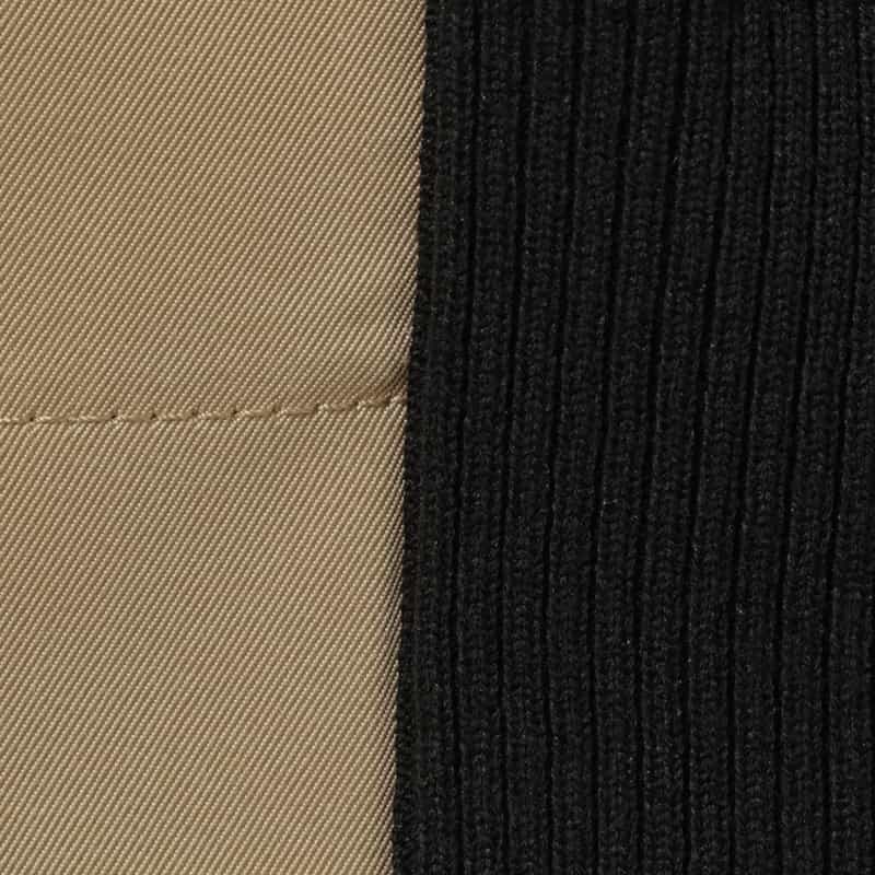 SACAI SACAI<サカイ>コンビネーション バックプリーツVネックニットカーディガン MULTI COLOR