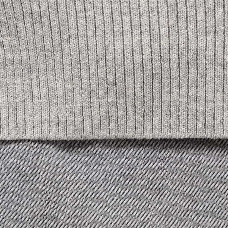 SACAI SACAI＜サカイ＞コンビネーション ニットプルオーバー GRAY