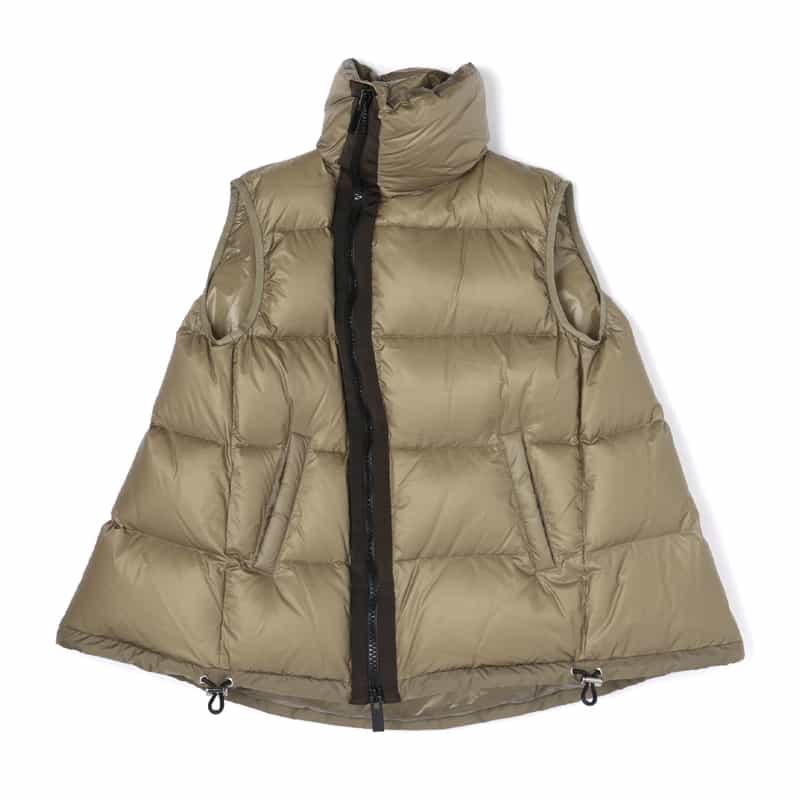 SACAI SACAI＜サカイ＞ パファーベスト BEIGE