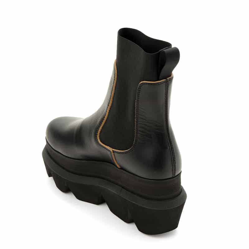 SACAI SACAI＜サカイ＞ボリュームチェルシーブーツ"CHELSEA BOOTS" BLACK