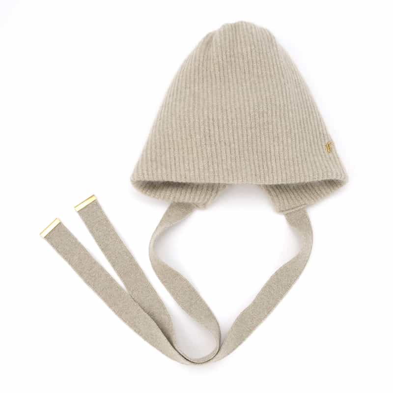 ENTWURFEIN ENTWURFEIN＜エントワフェイン＞ バーニーズ　ニューヨーク限定ニットキャップ BEIGE
