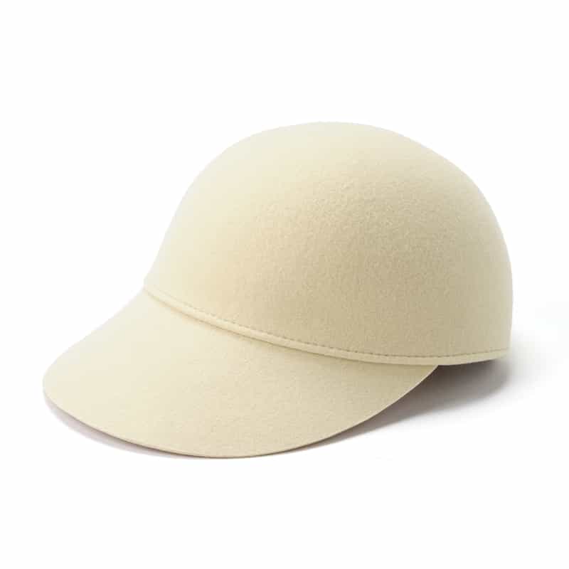 ENTWURFEIN ENTWURFEIN＜エントワフェイン＞ 限定フェルトキャップ "JOSET" IVORY
