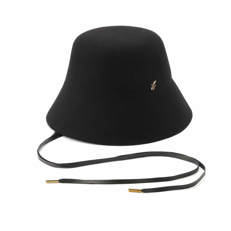 ENTWURFEIN ENTWURFEIN＜エントワフェイン＞ ウール素材バケットハット “KELLY“ BLACK