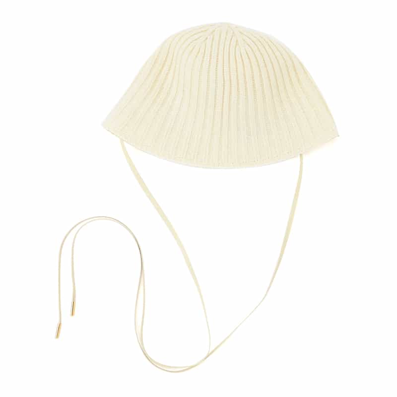 ENTWURFEIN ENTWURFEIN＜エントワフェイン＞ ウールニットキャップ “FILLIP.L“ IVORY