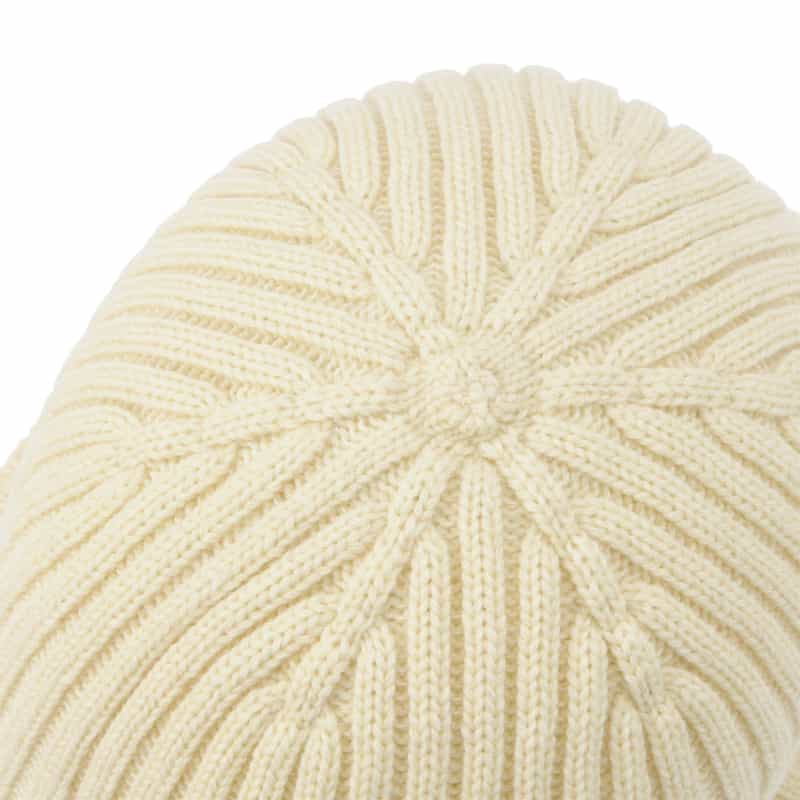 ENTWURFEIN ENTWURFEIN＜エントワフェイン＞ ウールニットキャップ “FILLIP.L“ IVORY