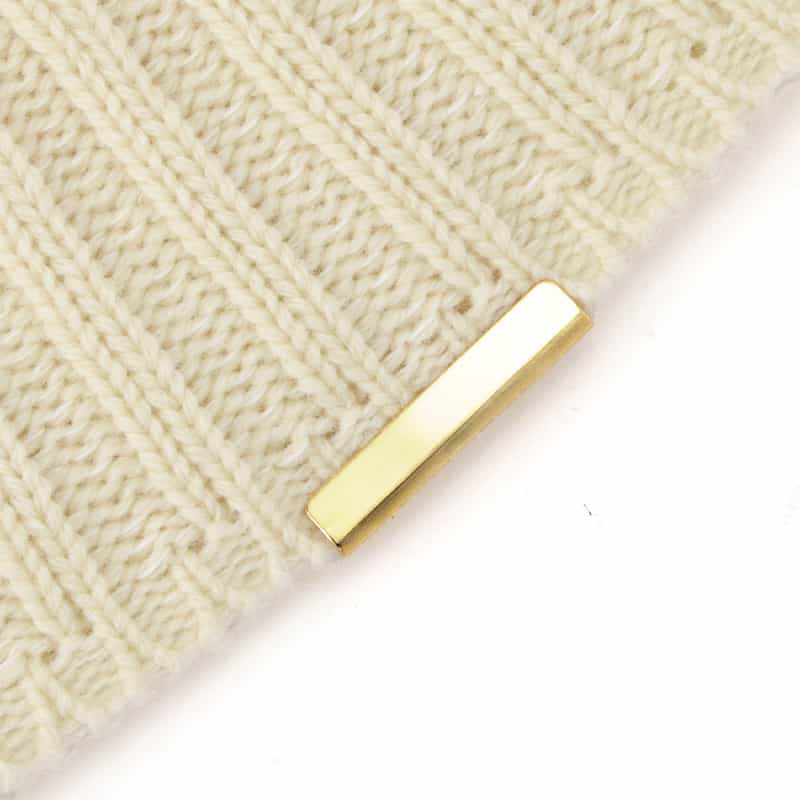 ENTWURFEIN ENTWURFEIN＜エントワフェイン＞ ウールニットキャップ “FILLIP.L“ IVORY