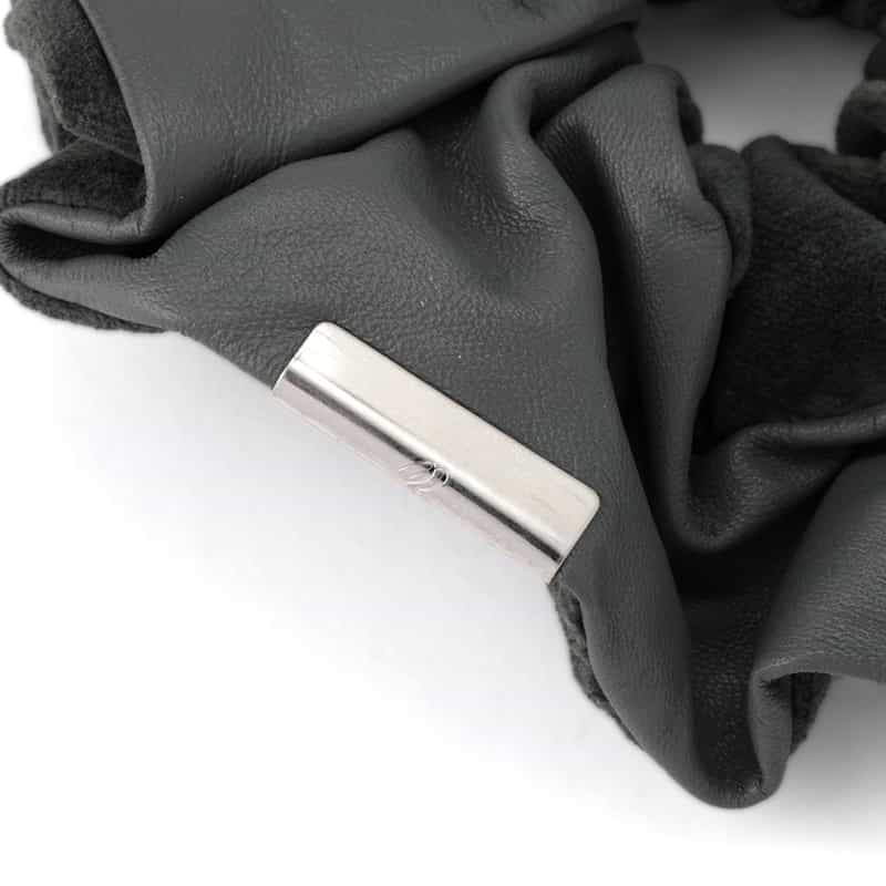 ENTWURFEIN ENTWURFEIN＜エントワフェイン＞ 異素材コンビネーション シュシュ GRAY