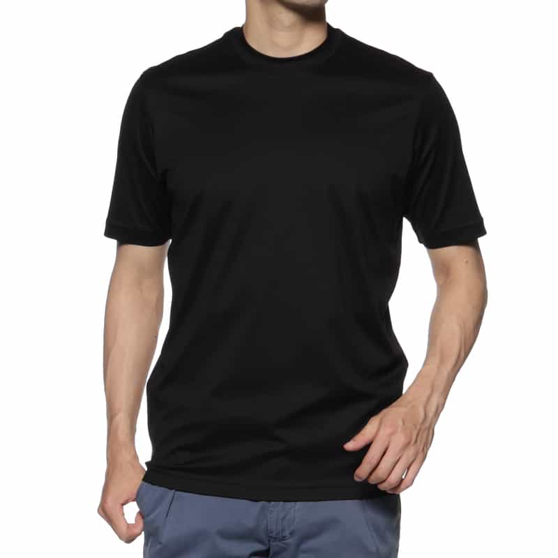 STEFAN BRANDT STEFAN BRANDT＜シュテファン ブラント＞シーアイランドコットン カットソー BLACK