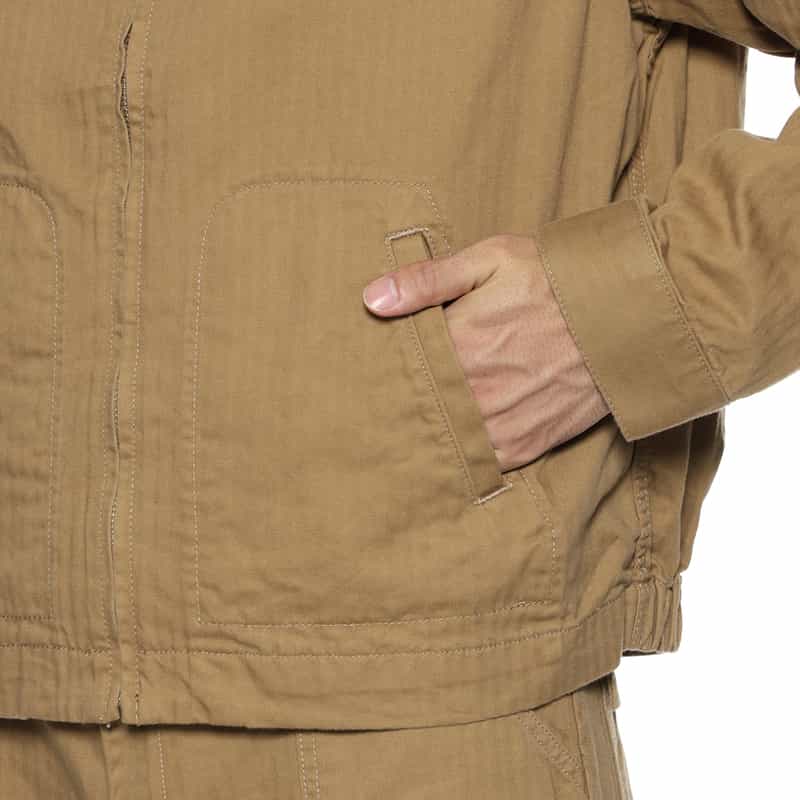 BARNEYS NEW YORK ドリズラージャケット KHAKI