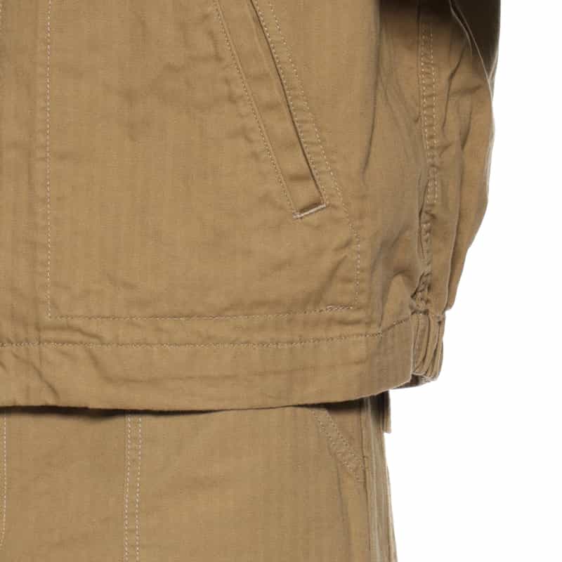 BARNEYS NEW YORK ドリズラージャケット KHAKI