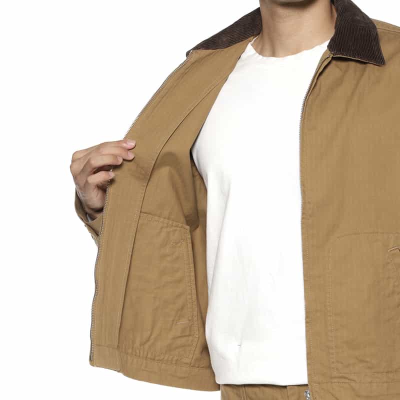 BARNEYS NEW YORK ドリズラージャケット KHAKI