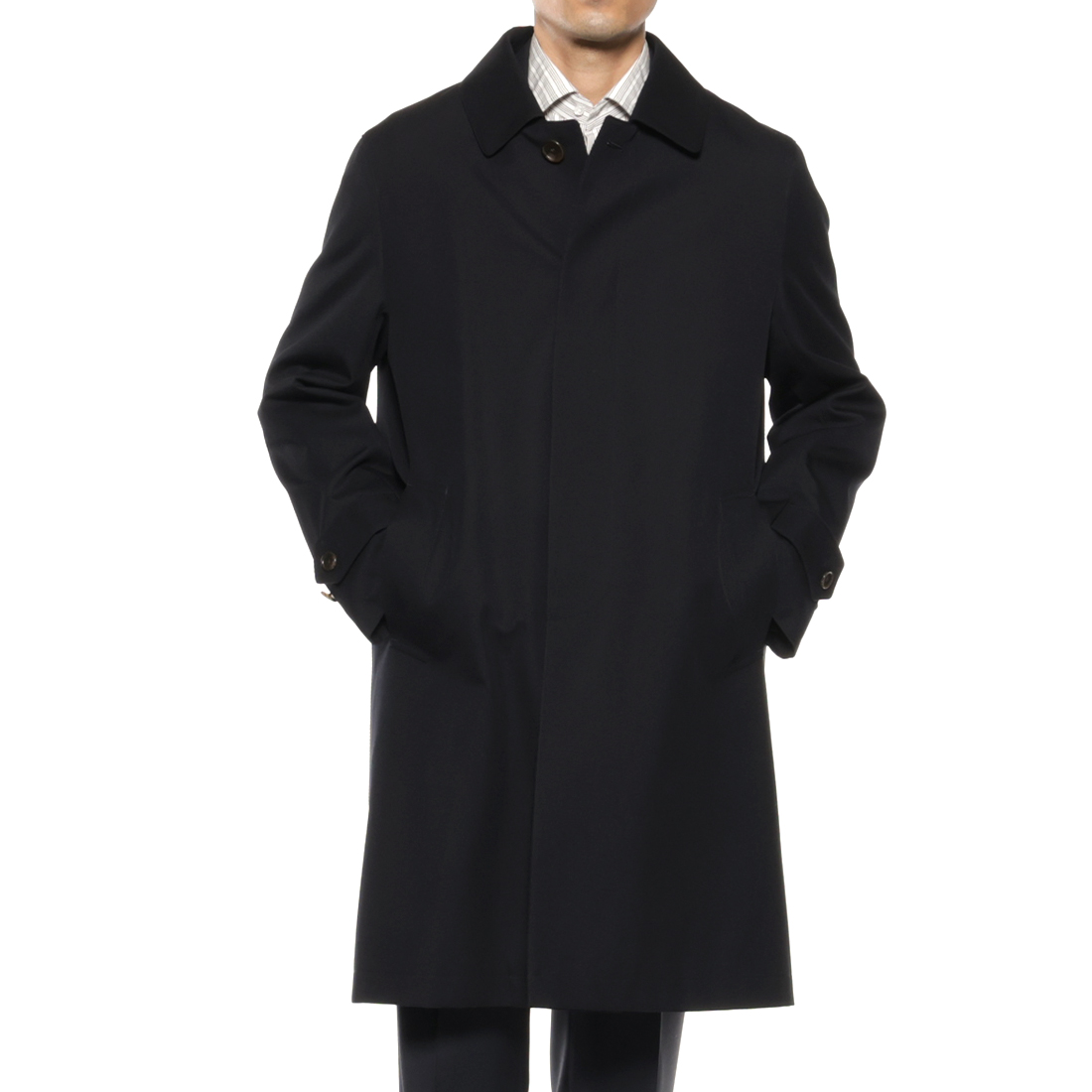 ライナー付きステンカラーコート