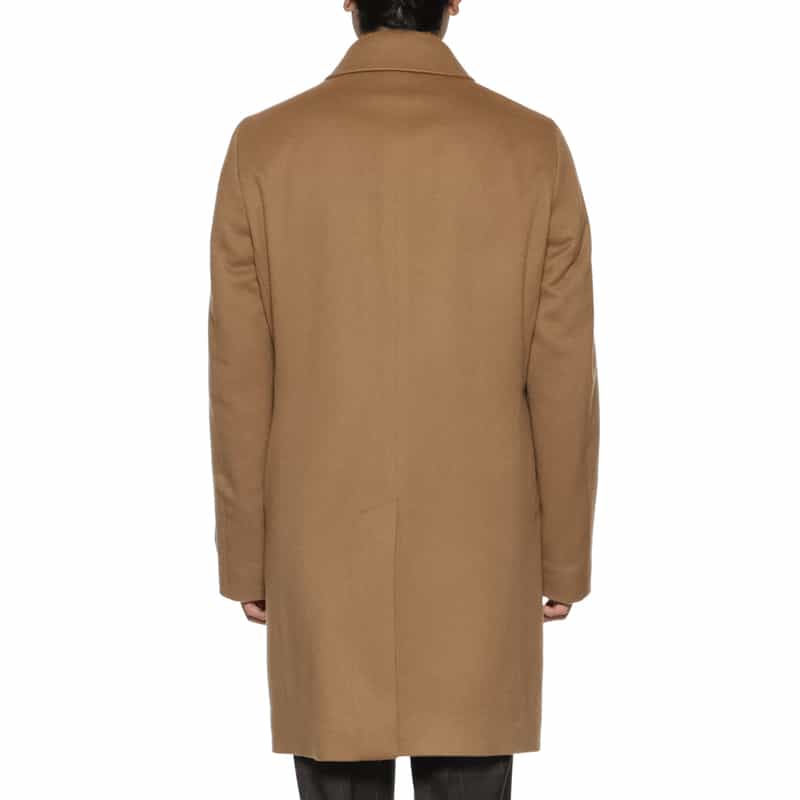 BARNEYS NEW YORK カシミヤ ステンカラーコート CAMEL