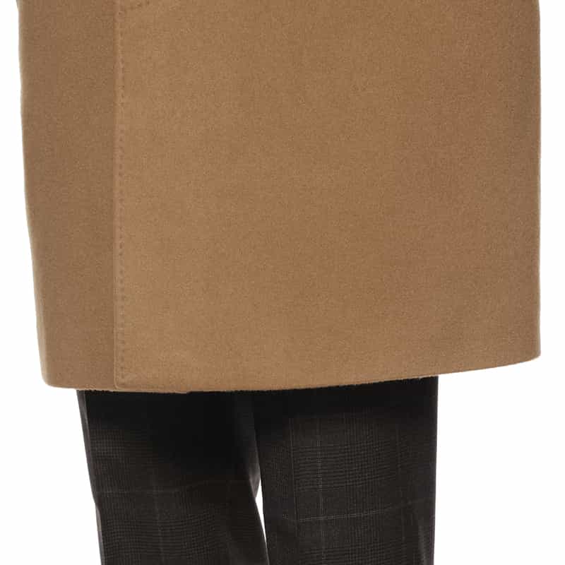 BARNEYS NEW YORK カシミヤ ステンカラーコート CAMEL